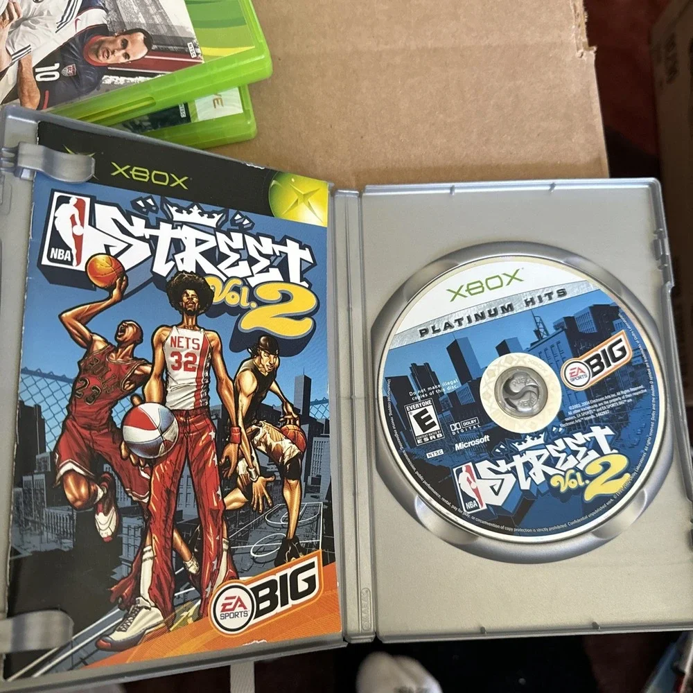 NBA Street‎ Vol. 2 Microsoft Xbox Original Platinum Hits Complete CIB EA Sports